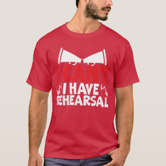 Camiseta Eu Não Posso Testar Artista Atriz Ator frien