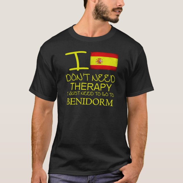 Camiseta Eu não preciso a terapia que eu apenas preciso de (Frente)