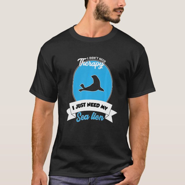 Camiseta Eu não preciso de terapia Eu só preciso do meu leã (Frente)