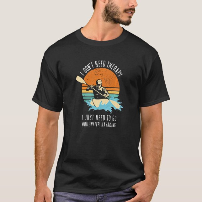 Camiseta Eu Não Preciso de Terapia Eu Só Preciso Ir Para Ág (Frente)