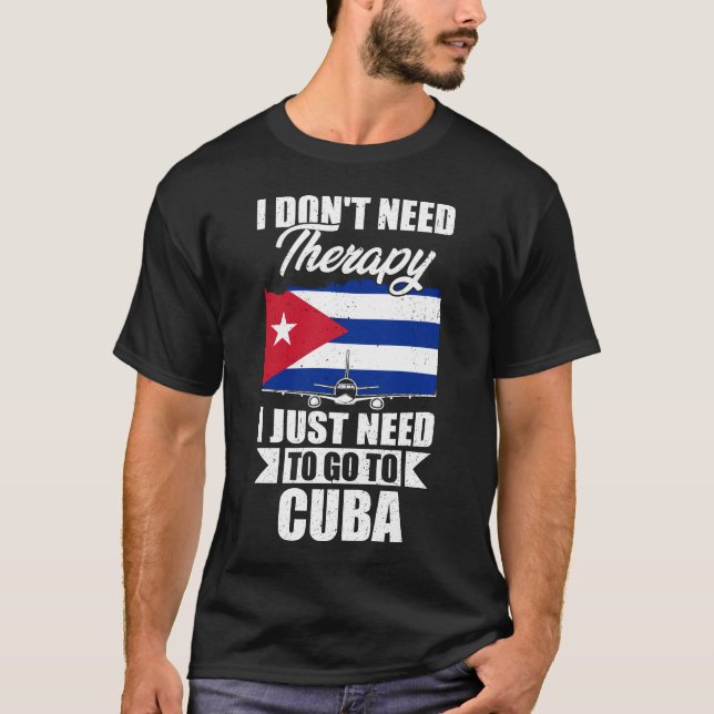 Camiseta Eu não preciso de terapia Eu só preciso ir para Cu (Frente)