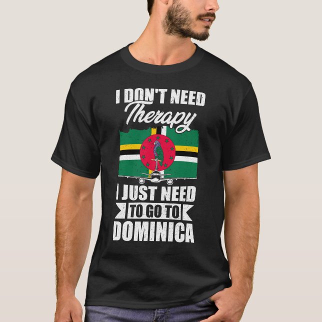 Camiseta Eu não preciso de terapia Eu só preciso ir para Do (Frente)