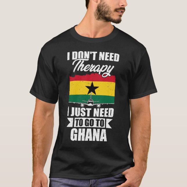 Camiseta Eu não preciso de terapia Eu só preciso ir para Ga (Frente)