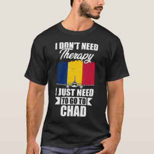 Camiseta Eu não preciso de terapia Eu só preciso ir para o 