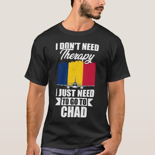 Camiseta Eu não preciso de terapia Eu só preciso ir para o  (Frente)