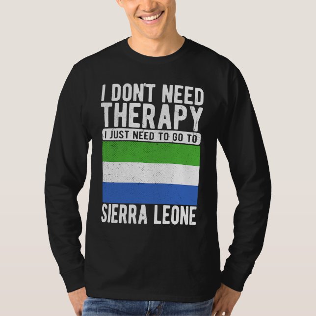 Camiseta Eu não preciso de terapia, eu só preciso ir para S (Frente)
