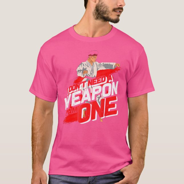 Camiseta Eu Não Preciso De Uma Arma Eu Sou Um Presente Kara (Frente)