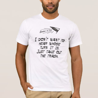 Camiseta Eu não quero ouvir-se