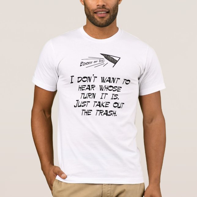 Camiseta Eu não quero ouvir-se (Frente)