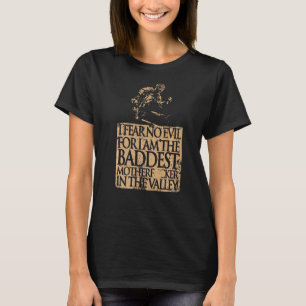 Camiseta Eu Não Receio Nenhum Guerreiro Mau De Deus, O Cava