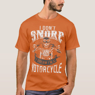 Camiseta Eu Não Riso Eu Sonho Um Pai De Biker De Moto