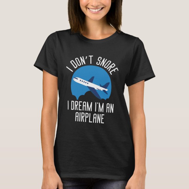 Camiseta Eu não ronco (Frente)