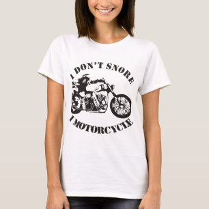 Camiseta Eu não ronco eu motocicleta ##USAPatriotGraphics