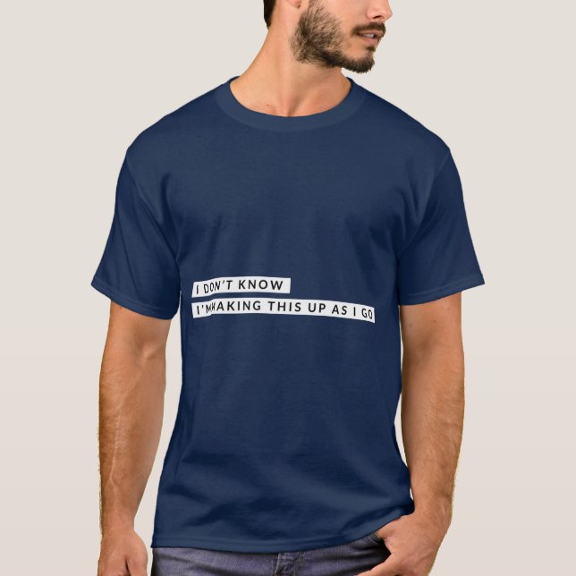 Camiseta Eu não sei (Frente)