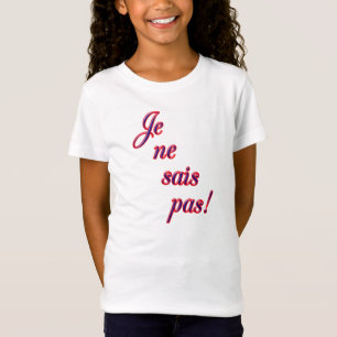 Camiseta Eu Não Sei