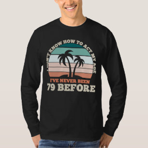 Camiseta Eu não sei como agir com a minha idade sarcástica