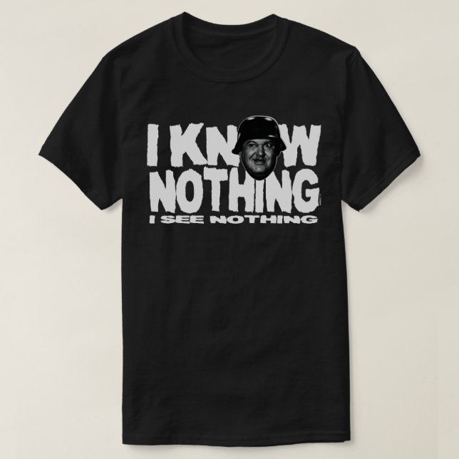 CAMISETA EU NÃO SEI NADA (Frente do Design)
