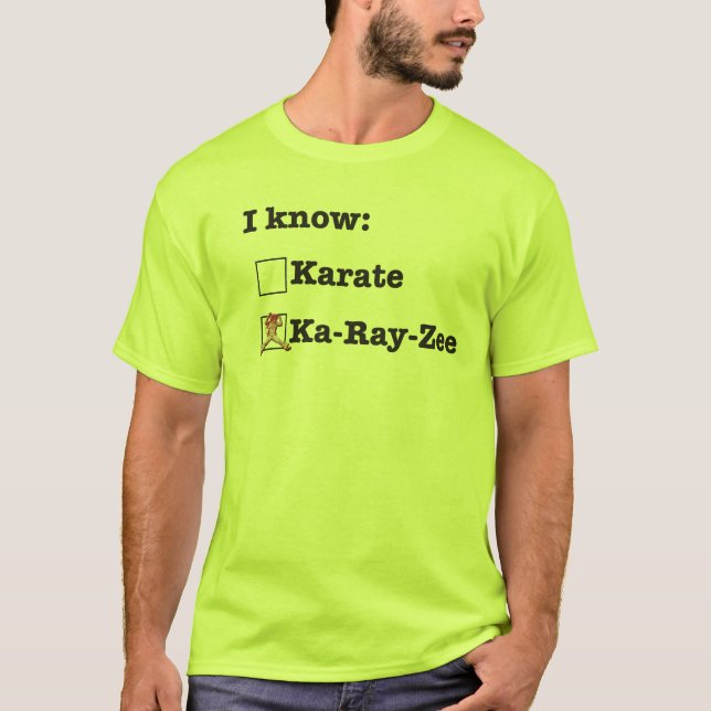 Camiseta Eu não sei o karaté (Frente)