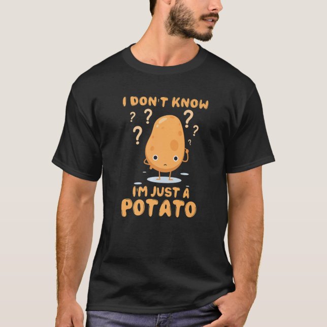 Camiseta Eu não sei que sou apenas um pudim vegetariano de  (Frente)