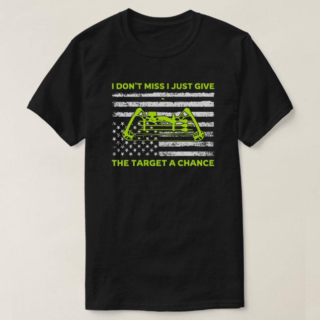 Camiseta Eu não sinto falta de "I Archery Sayings" (Frente do Design)