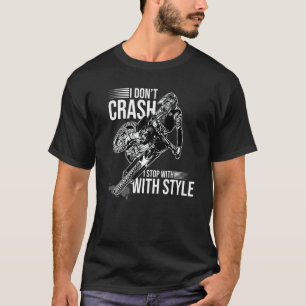 Camiseta Eu Não Sofro Acidente Eu Paro Com Estilo Moto Endu
