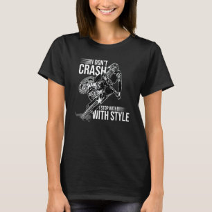 Camiseta Eu Não Sofro Acidentes Eu Paro Com Estilo Moto End