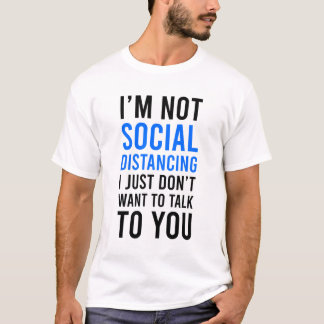 Camiseta Eu não sou a Distância Social