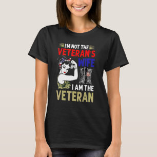 Camiseta Eu não sou a esposa do Veterano Eu sou as Mulheres