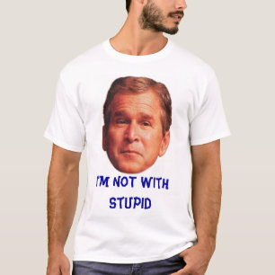 Camiseta Eu não sou com estúpido