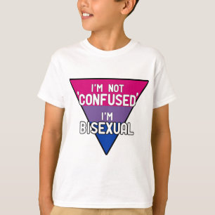 Camiseta Eu não sou confuso, mim sou bissexual