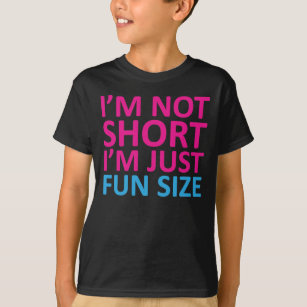 Camiseta Eu não sou curto mim sou apenas tamanho do