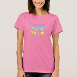Camiseta Eu não sou curto mim sou T feito sob medida