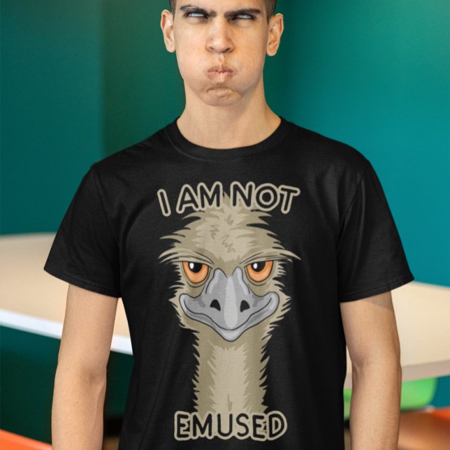 Camiseta Eu Não Sou Emudado Emu Pun (Criador carregado)
