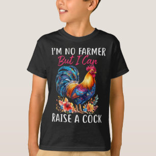 Camiseta Eu Não Sou Fazendeiro Mas Posso Criar Uma Galinha