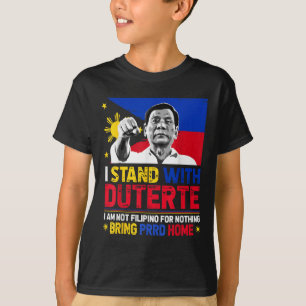 Camiseta Eu Não Sou Filipino Por Nada Que Eu Seja Com Duter