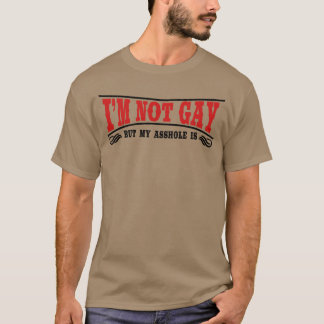 Camiseta Eu não sou garota gay