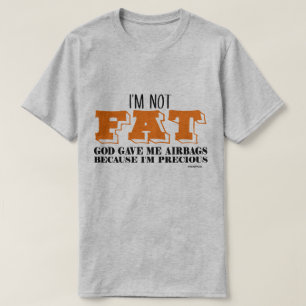 Camiseta Eu não sou gordo - AirBags