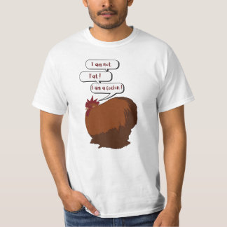 Camiseta Eu não sou gordo! Eu sou um Cochin! Cochin Rooster