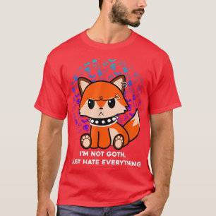 Camiseta Eu Não Sou Gótico Eu Só Odeio Tudo O Nerd Gótico F
