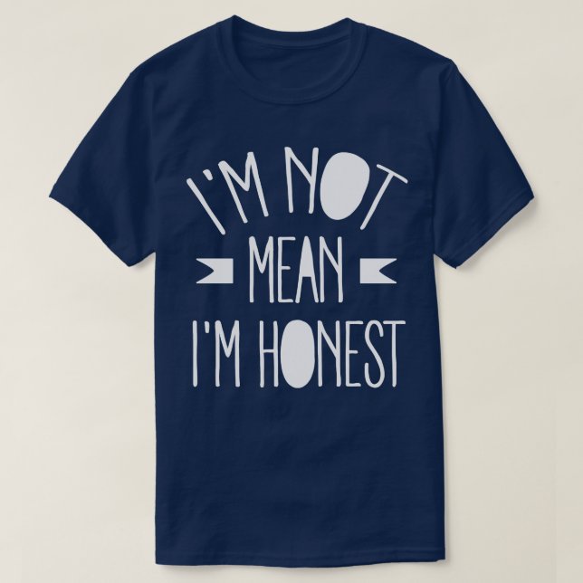 Camiseta Eu não sou honesto e branco (Frente do Design)