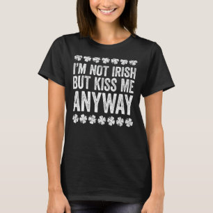 Camiseta Eu não sou irlandês, mas beije-me de qualquer form