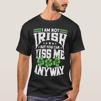 Camiseta Eu Não Sou Irlandês, Mas Você Pode Me Beijar De Qu