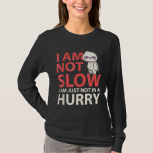 Camiseta Eu Não Sou Lento, Engraçado, Lama De Lama Engraçad