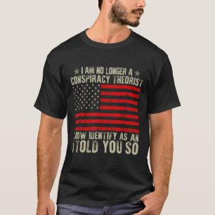 Camiseta Eu Não Sou Mais Uma Bandeira Teórica Americana Da 