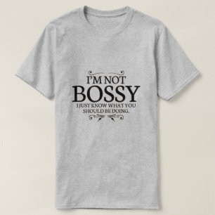 Camiseta Eu não sou mandona