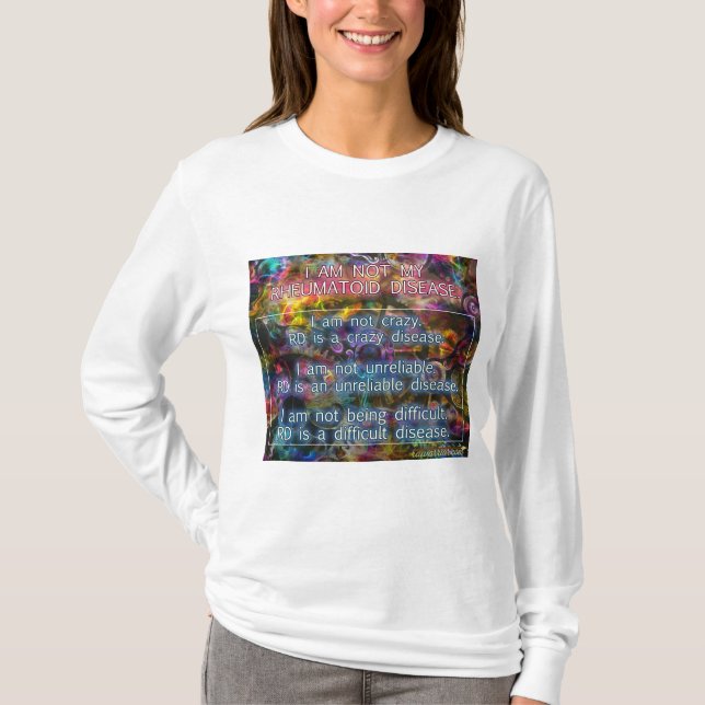 Camiseta Eu não sou minha doença reumatóide (Frente)