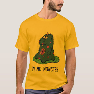 Camiseta Eu não sou nenhuma versão de texto do monstro 19
