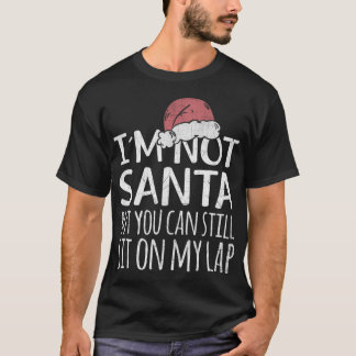 Camiseta Eu não sou Papai noel, mas você ainda pode sentar 