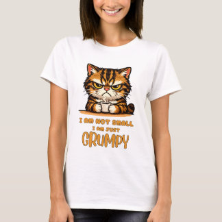 Camiseta Eu Não Sou Pequeno - Presente Engraçado de Gato Ma