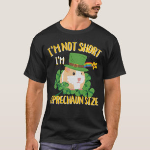 Camiseta Eu não sou pequeno, sou Leprechaun Size Guiné Pig 